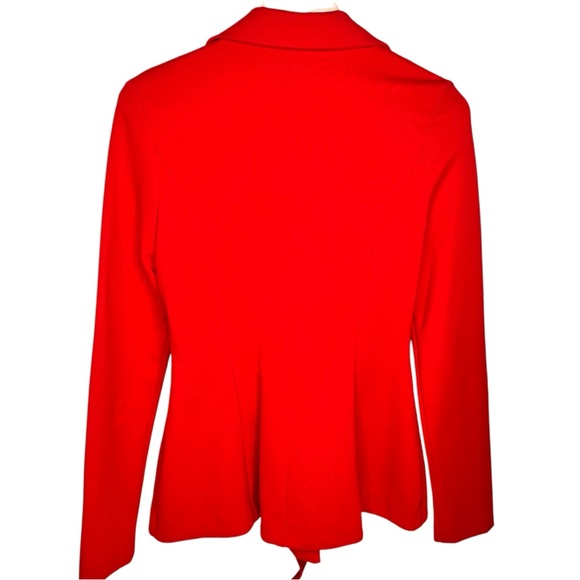 Joseph Ribkoff Red Belted Blazer Jacket SZ 6 Style 193358 - Picture 11 of 17